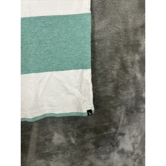 Eddie Bauer Women's Striped Long Sleeve Large Green Teal - Picture 8 of 9